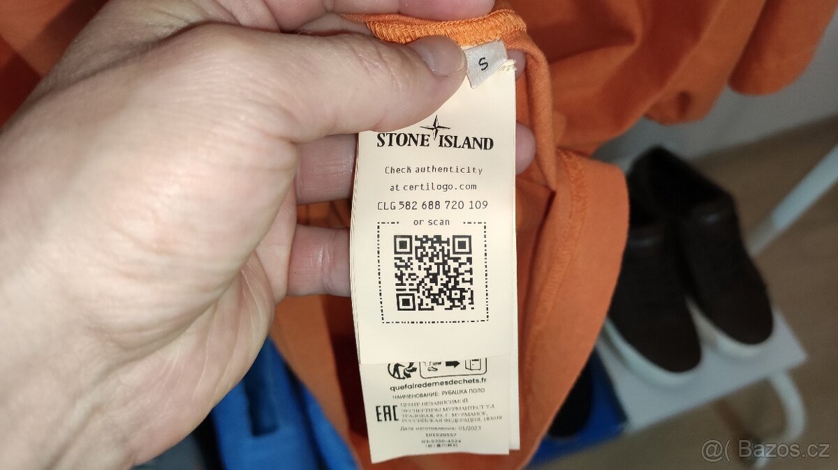 Originální tričko Stone Island S polo - 9