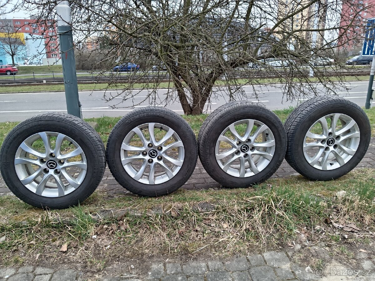 Originál ALU kola Mazda R16 + pneu - 9