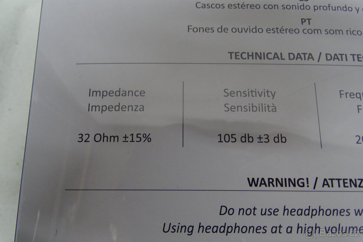 Sluchátka Music Sound Bluetooth nepoužité - 9