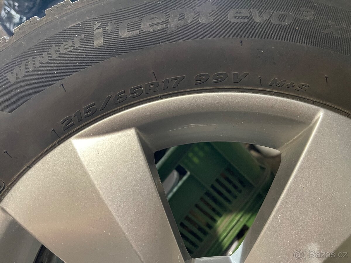 Alu kola Nanuq originál VW/Škoda 215/65 R17 zimní - 9