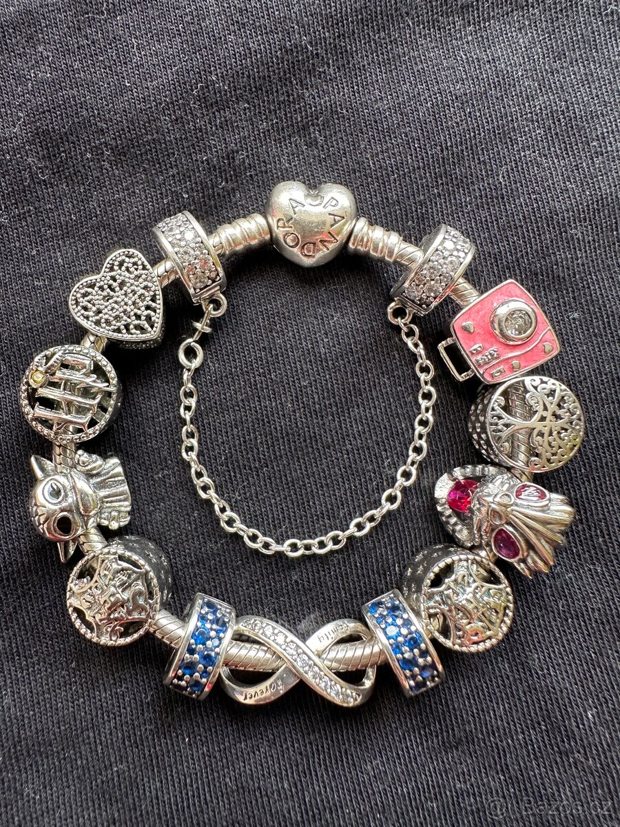 Nekonečno Family Forever přívěsek na Pandora náramek - 9