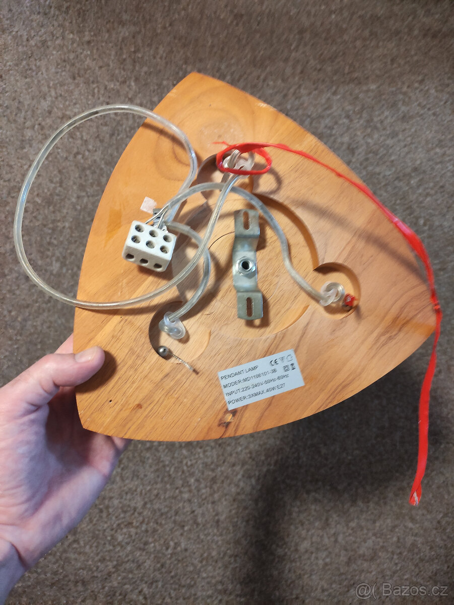 Závěsný lustr 3 žárovky - 9