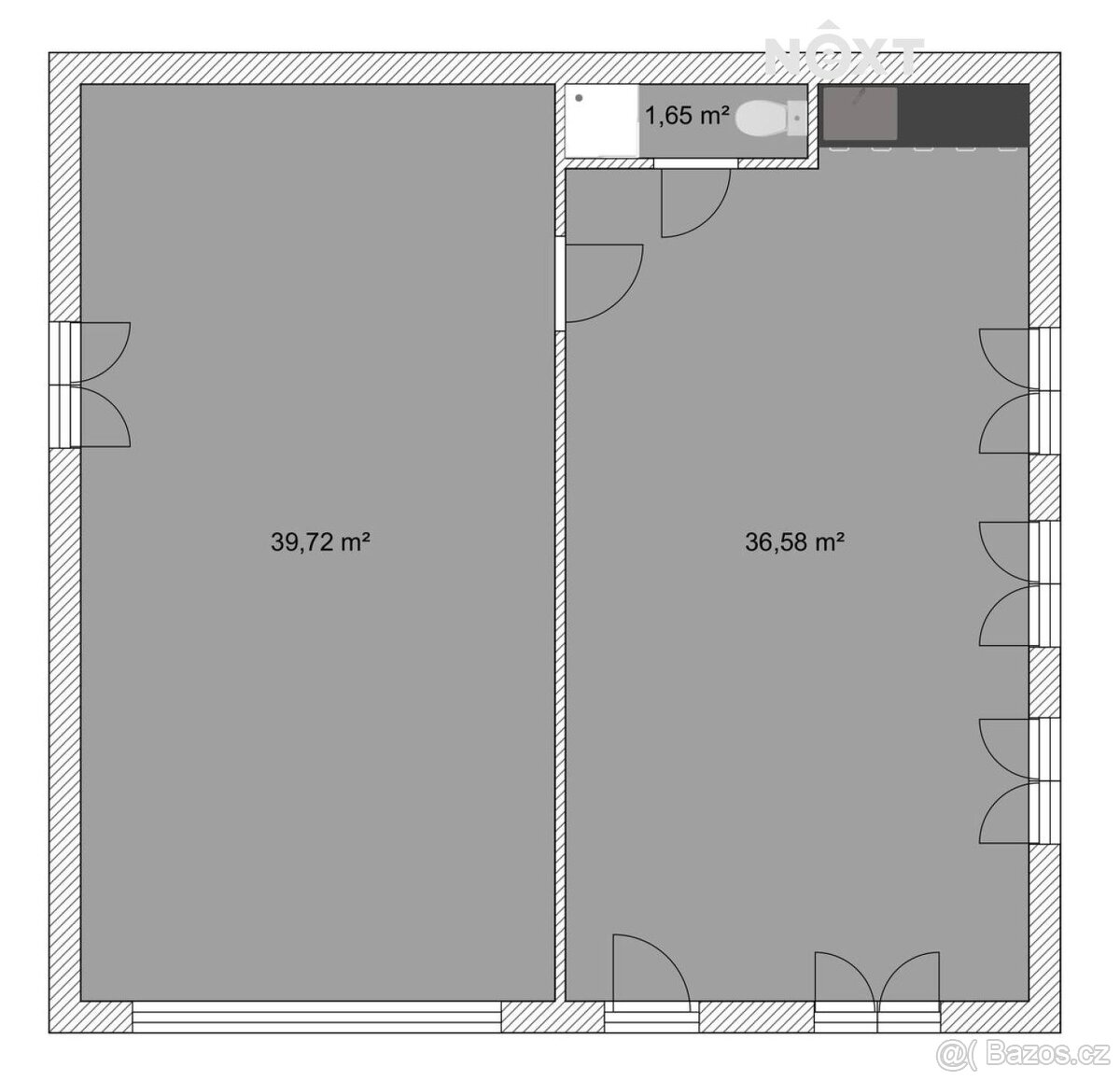 Pronájem komerční Obchodní prostory, 77㎡ - 9