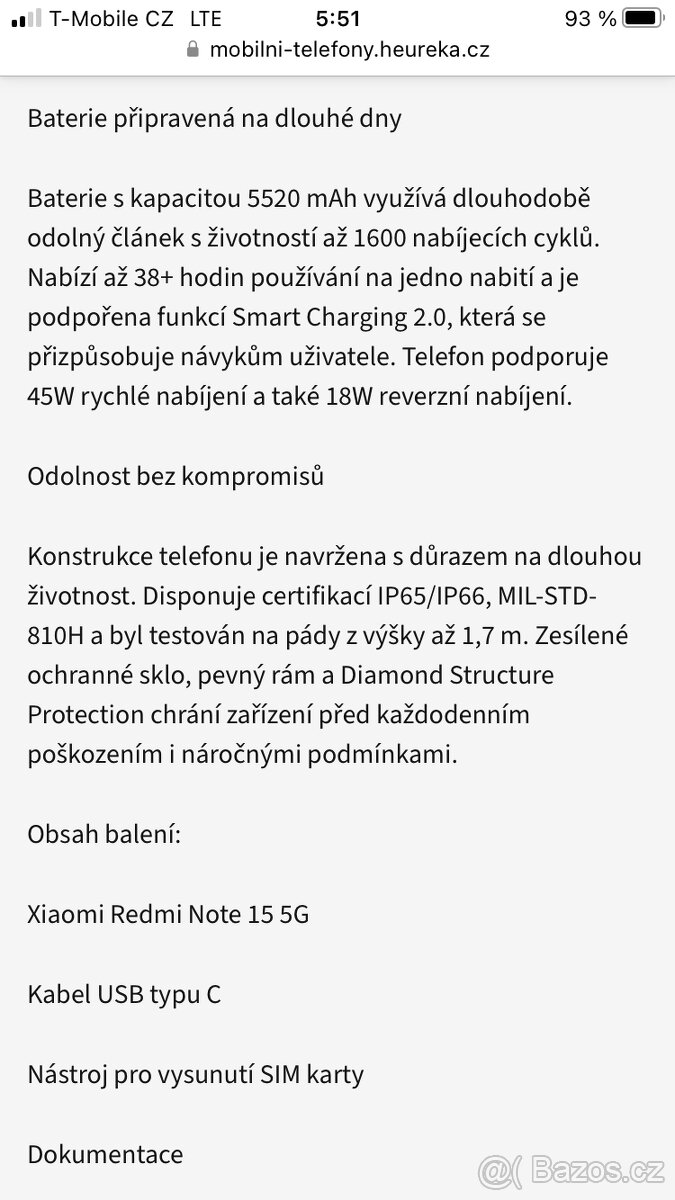 Xiaomi Redmi Note 15 5G 8Gb RAM 256GB - 9