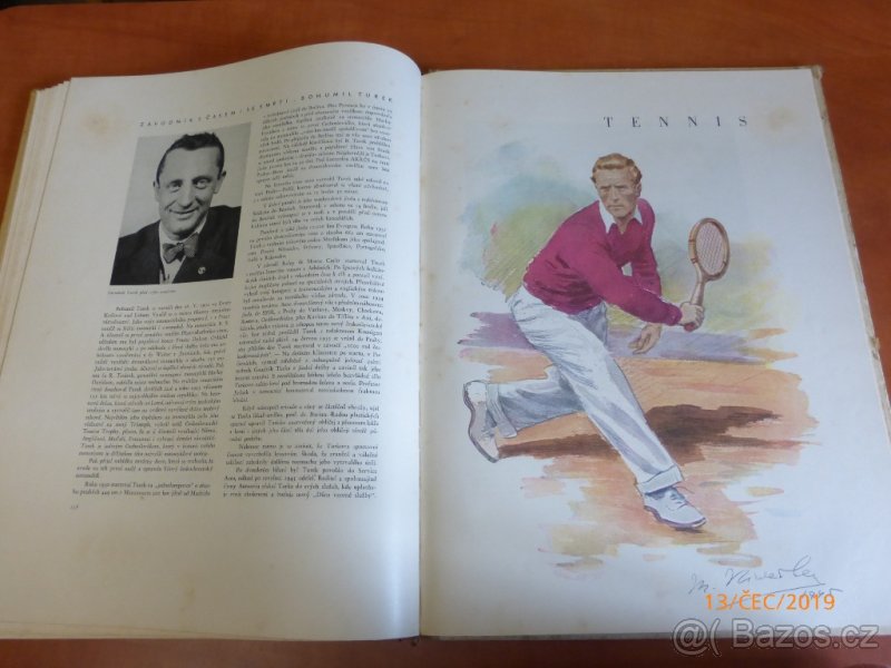 VELKÁ KNIHA O SPORTU -1.vyd.1947 // ilustr. M.NIEDERLE - 9