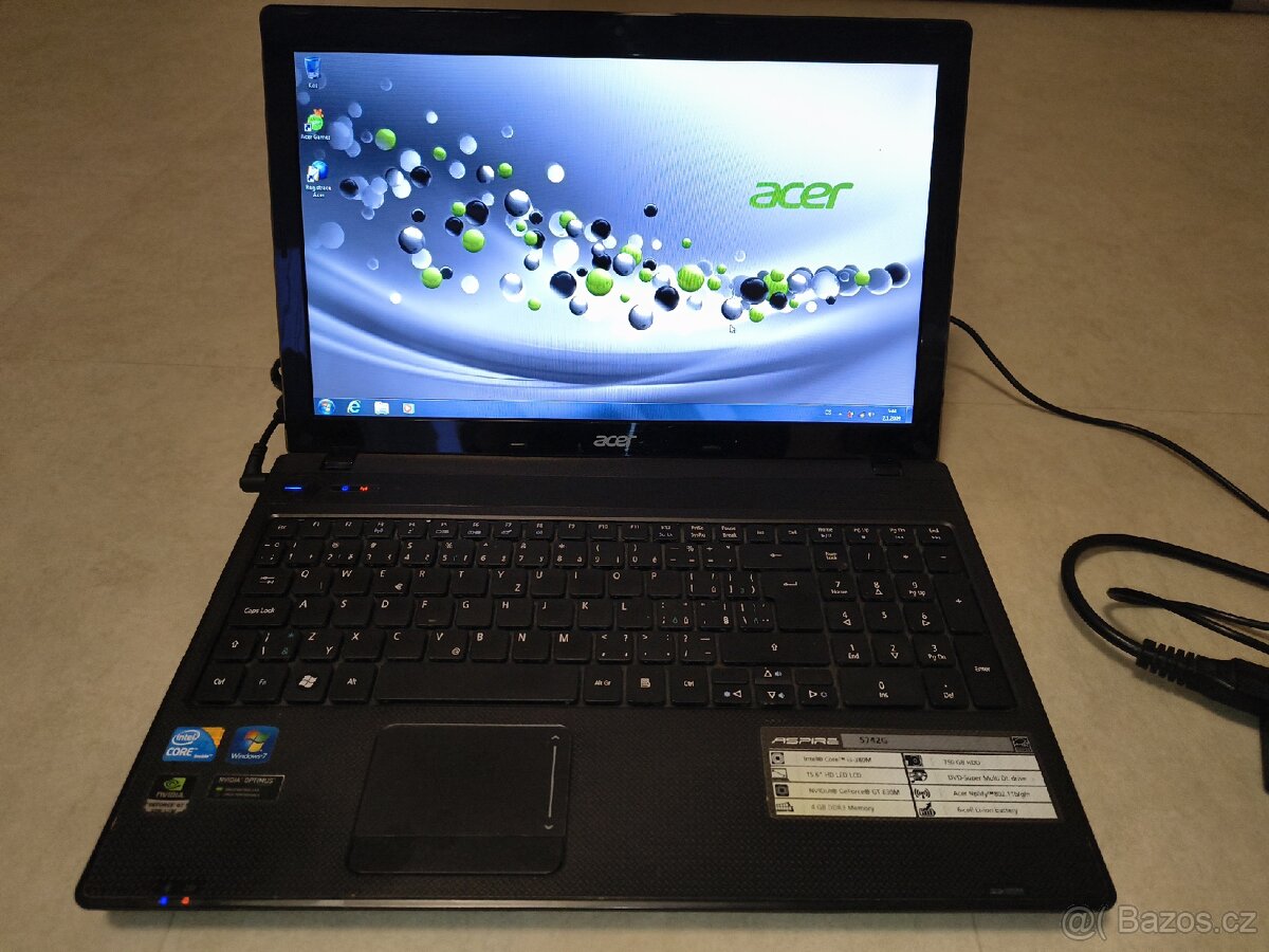 Notebook Acer Aspire 5742G - 9