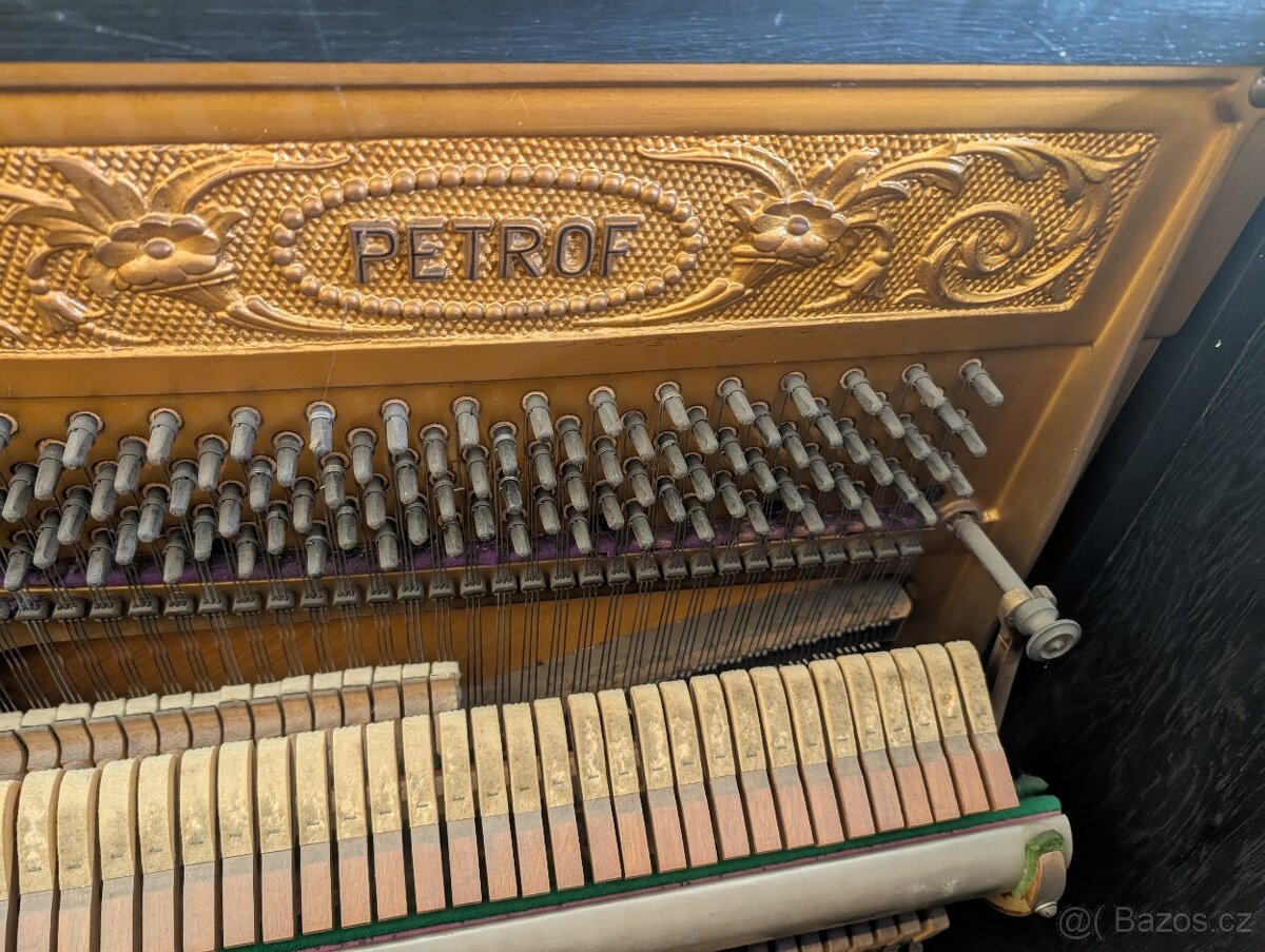 Klavir starožitný Jan Harwardt Liberec plně funkční - 9