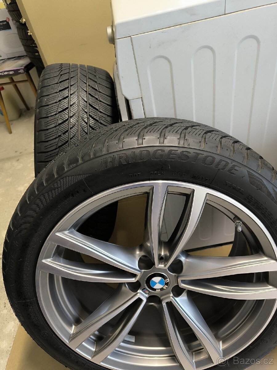 Alu kola BMW 6 5x112 r19 Originál, M paket, zimní pneu - 9