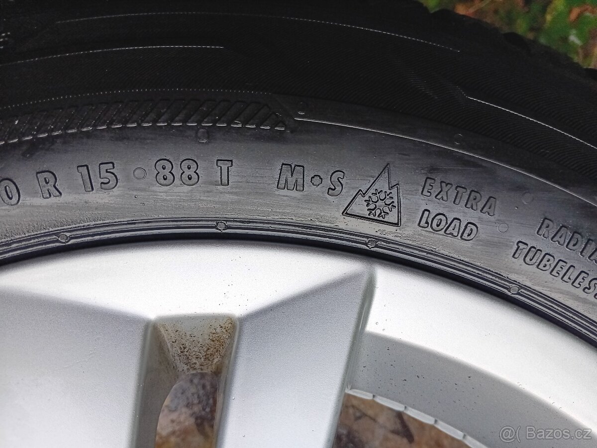 ALU kola zimní 185/60 R15 na ŠKODA Fabia3, Rapid - 9