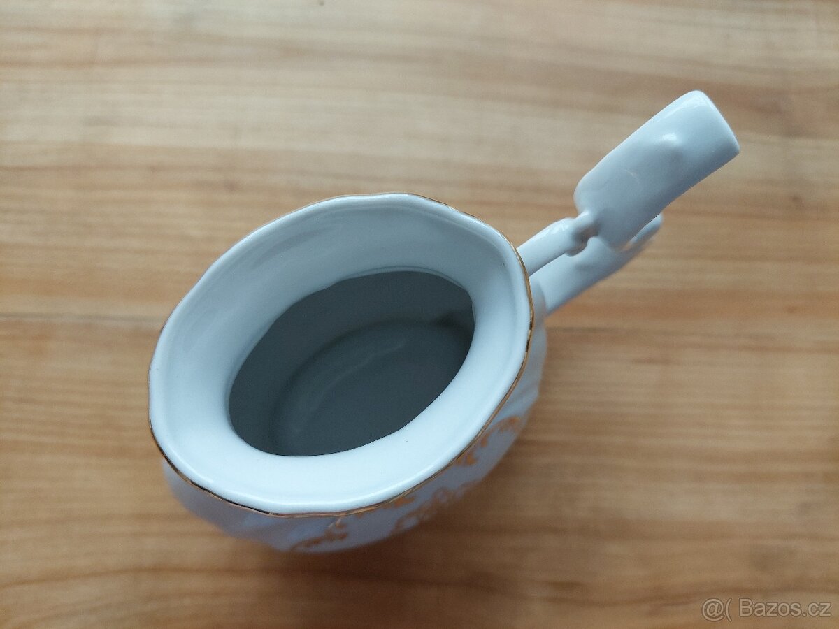 Retro stará lázeňská sada 2 hrnečky a soška - SLEVA - 9