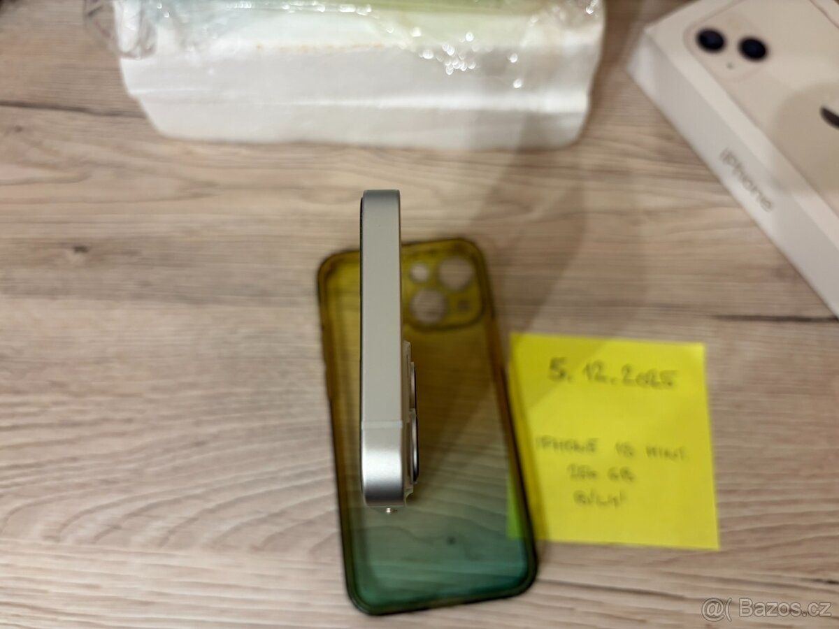 Prodám iPhone 13 mini 256 GB bílý v super stavu - 9