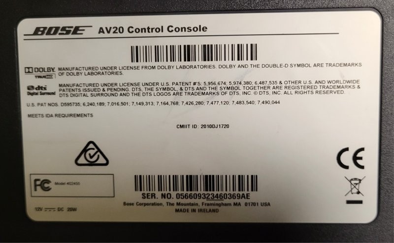 Prodám set repro BoseLifestyle T20 stojany a Bose BT adp. - 9