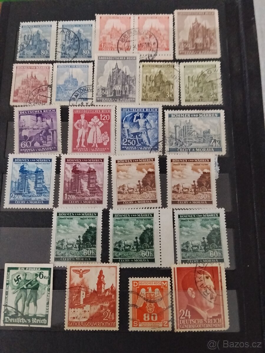 Staré poštovní znamky - 9