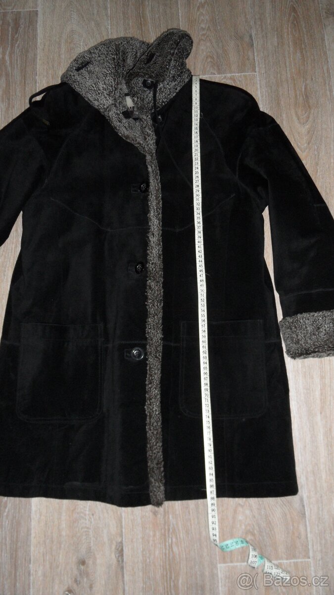 Dámský semišový kabát - 9