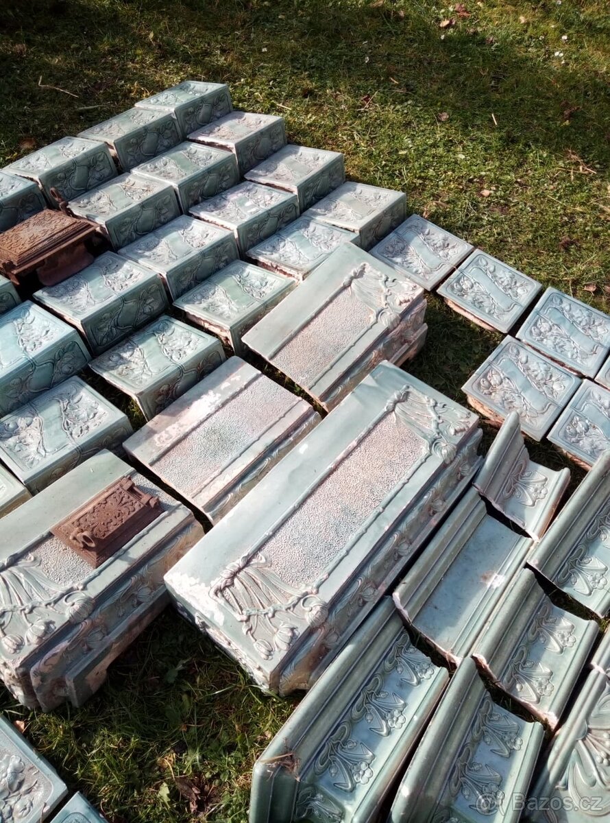 Rozebraná kachlová kamna - 9