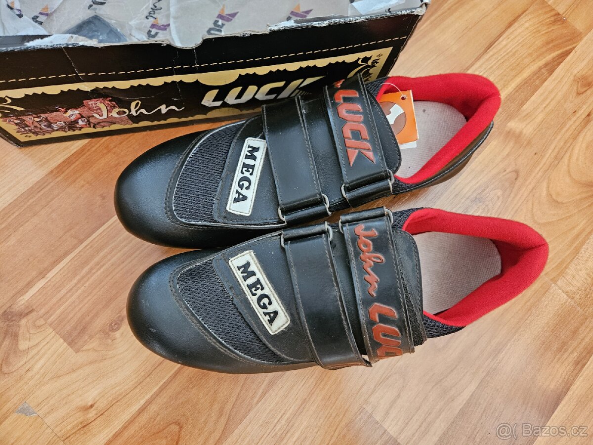 Retro cyklistické tretry John Luck Mega - 9