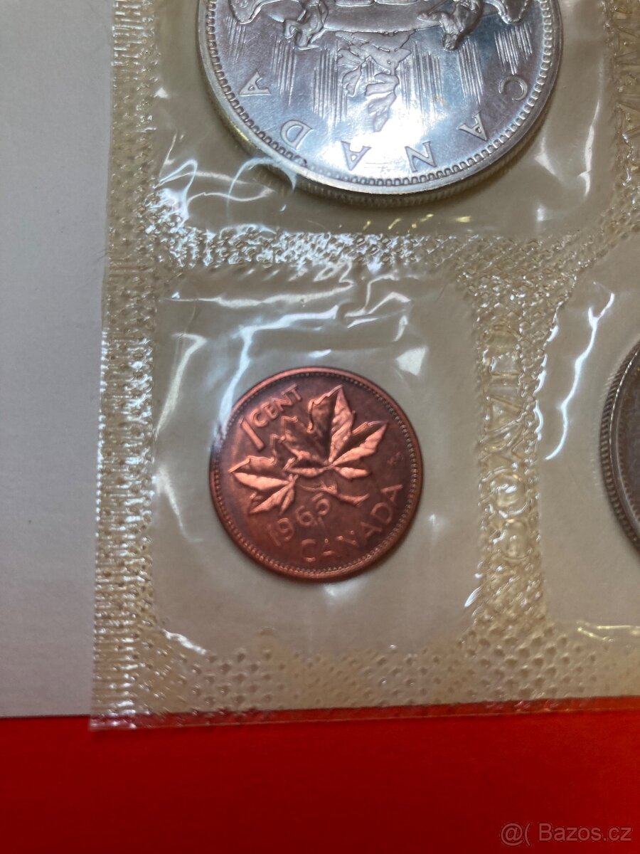 Prodám kanadskou sadu mincí – 1965, UNC 🇨🇦 - 9