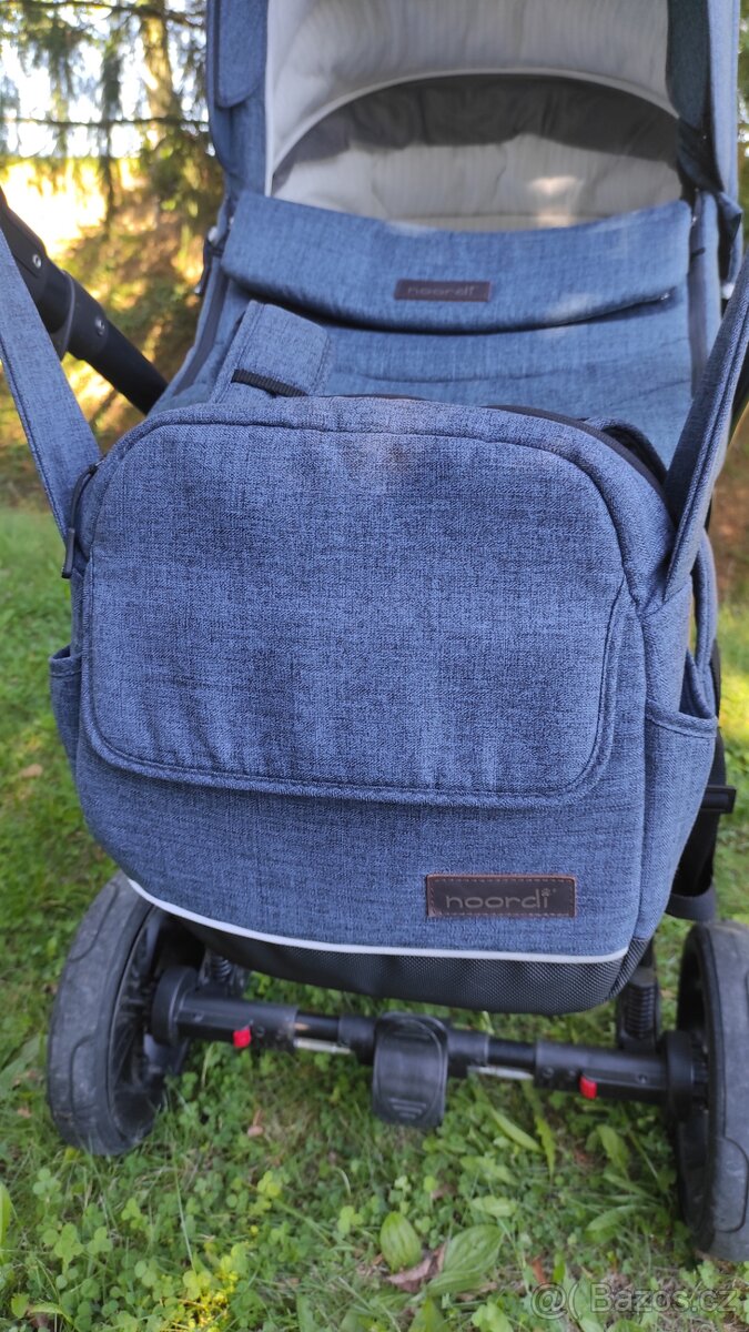 Kočárek Noordi Fjordi Jeans Blue - 9