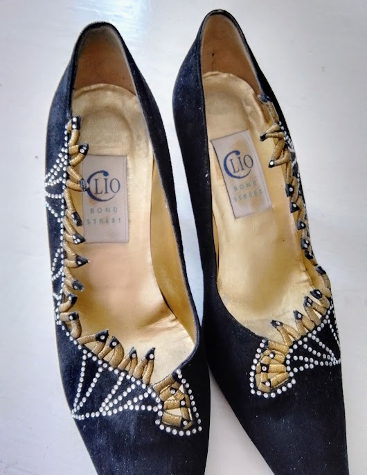 BOTY ČERNÉ LODIČKY SPOLEČENSKÉ SLAVNOSTNÍ PLESOVÉ CLIO BOND - 9