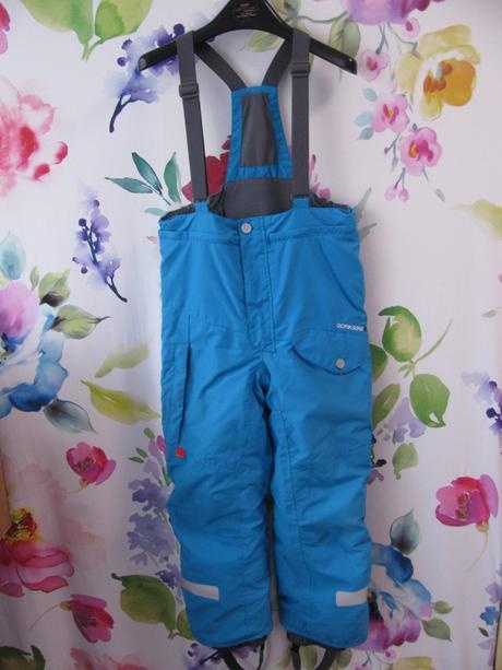 Rostoucí lyžařský set Didriksons Skare Corn Blue vel.128 - 9