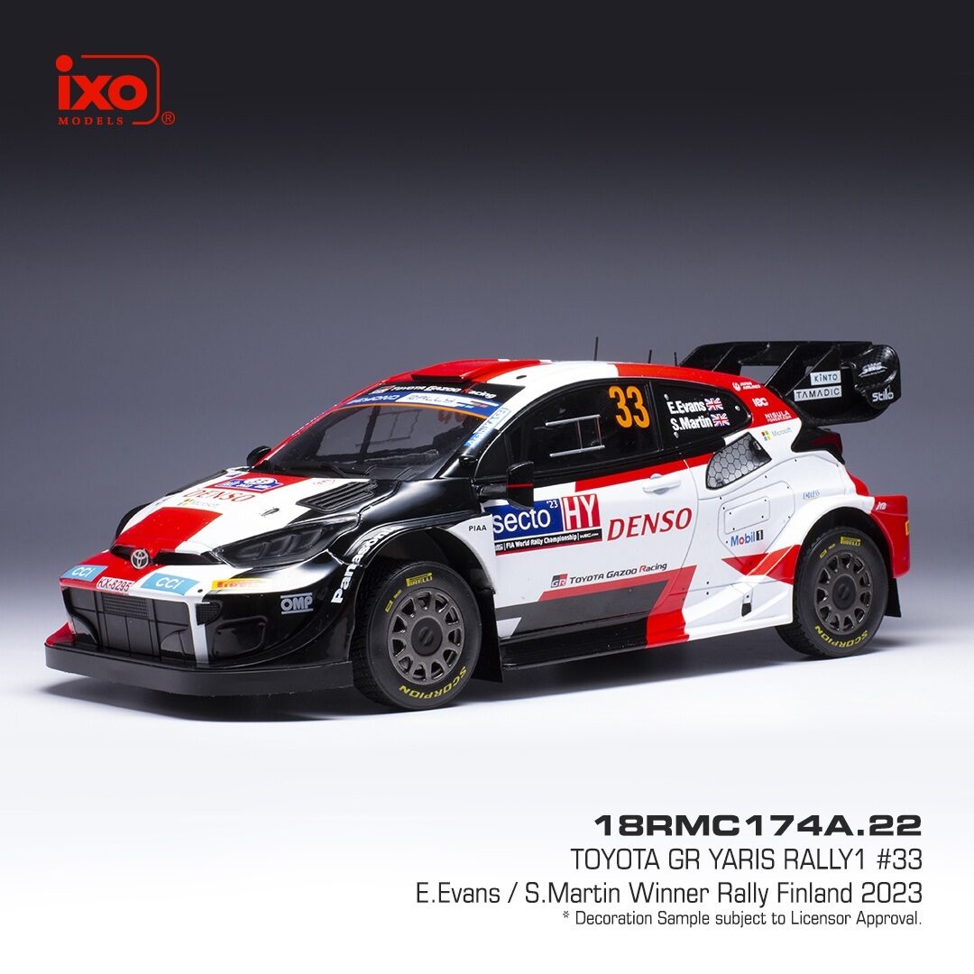 Modely Toyota GR Yaris Rally 1:18 IXO - 9