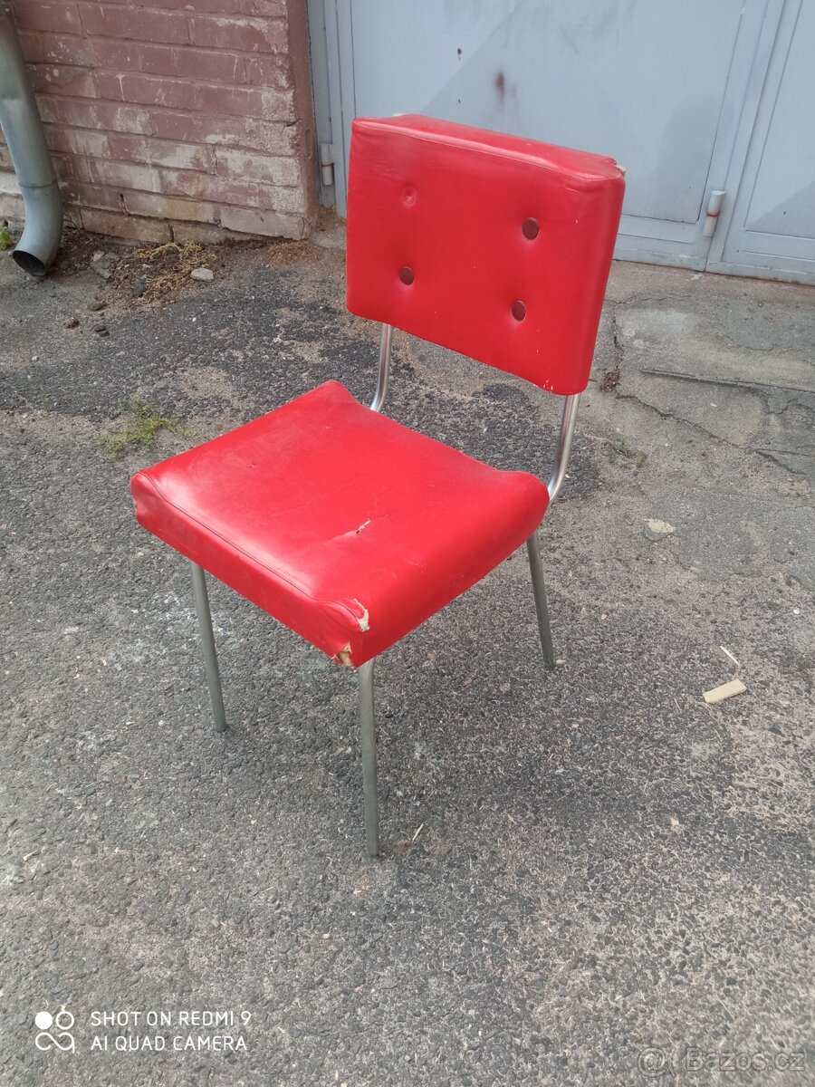 Retro židle chrom - 9