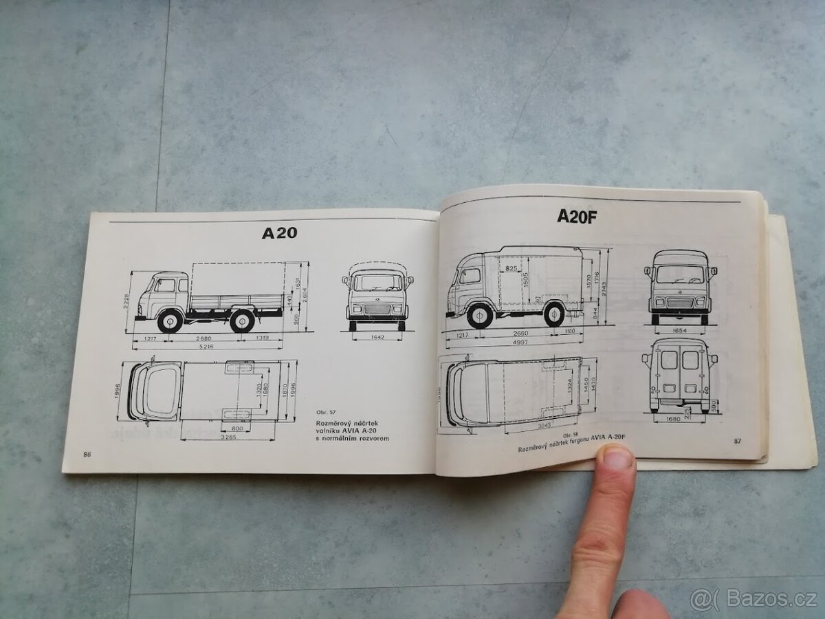 Avia A20, A30 - licence Saviem - návod k obsluze - 9