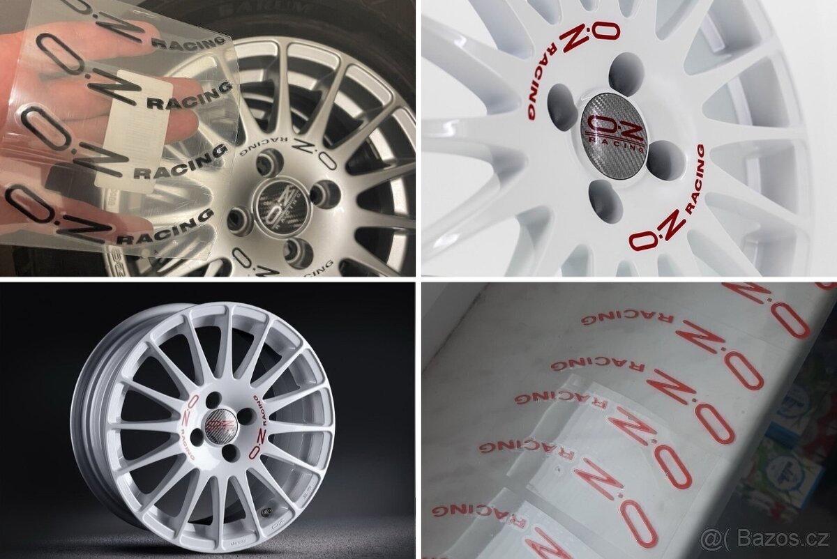 Nálepky 💎OZ-RACING 8ks💎 - 9