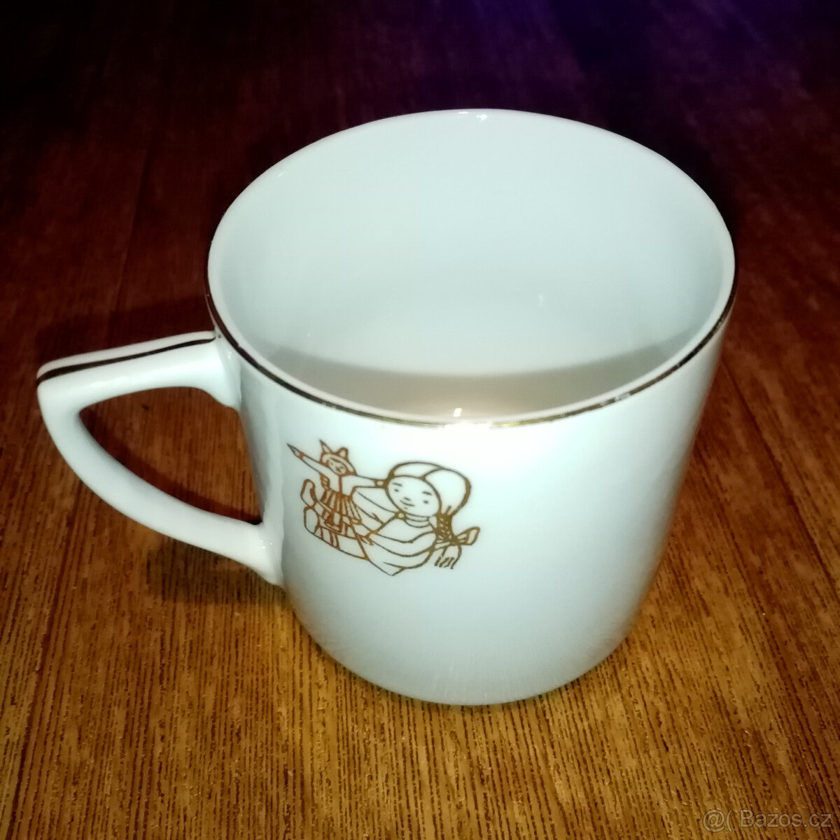 Prodám staré české porcelánové hrnky a skleněné půlitry 0,3l - 9