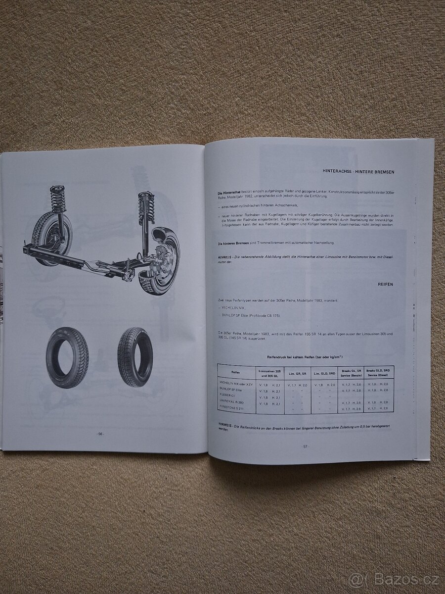 Peugeot 305-PLAKAT-MANUAL-PROSPEKT - 9