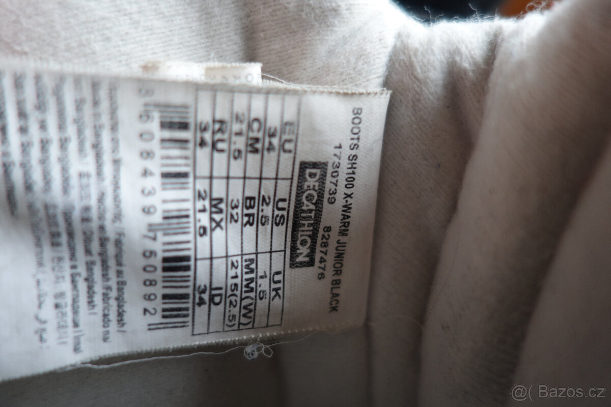 Dětské sněhule vel.37 a 34 - 9