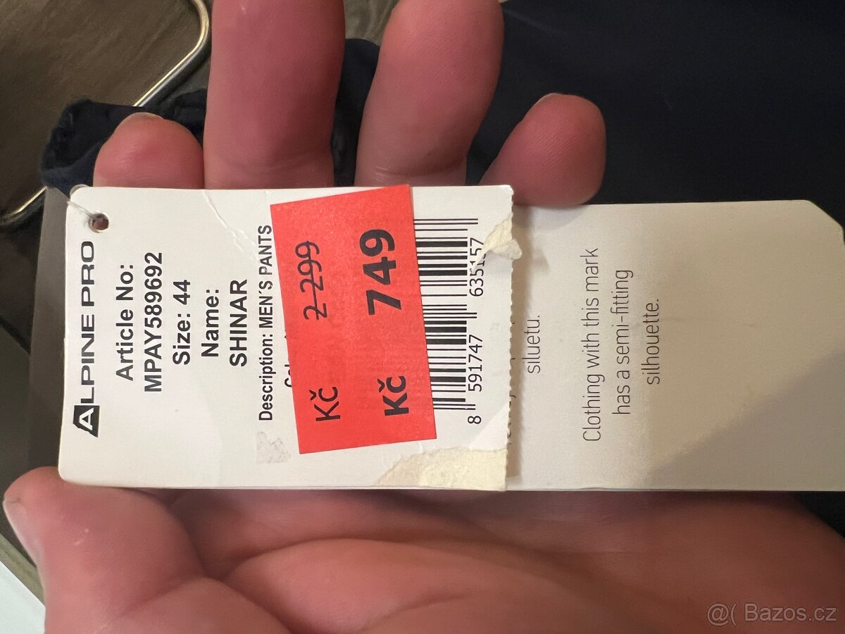 Kalhoty Alpine Pro, softshell, velikost 44, odpovídá S - 9