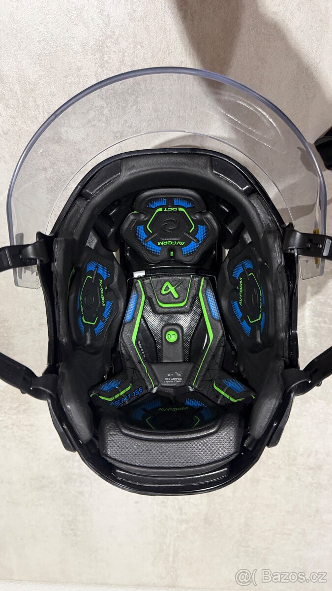 ✅ PROFI PRILBA BAUER - RE-AKT 155 - veľkosť L - BLACK ✅ - 9