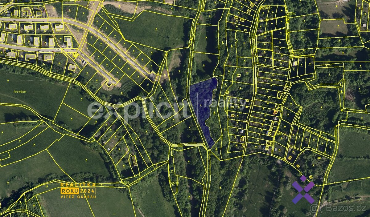 Prodej souboru pozemků (lesy, louky) v Přílukách u Zlína 10 - 9
