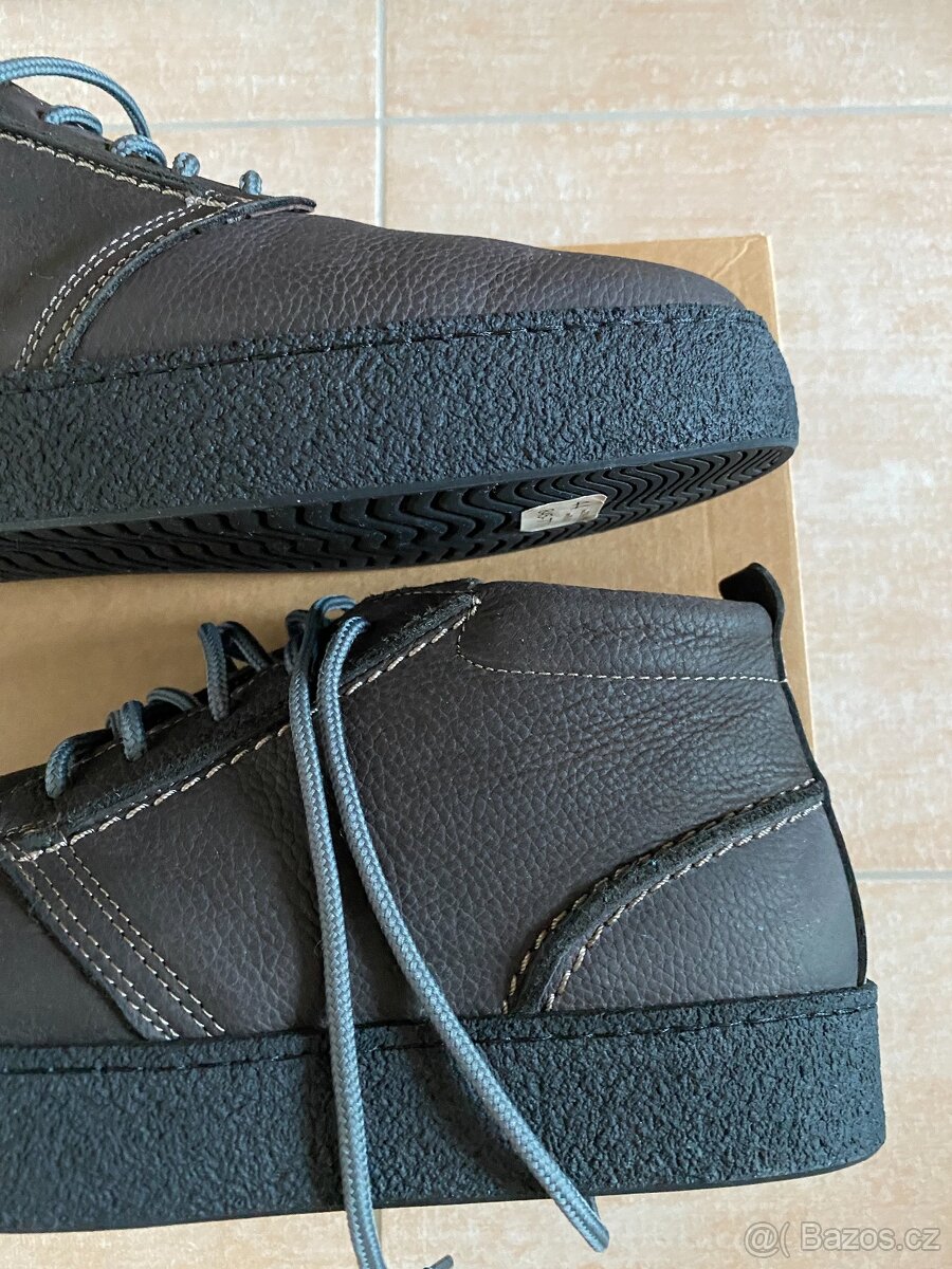 Nové pánské kožené zimní boty Baťa s kožichem - č. 44 - 9