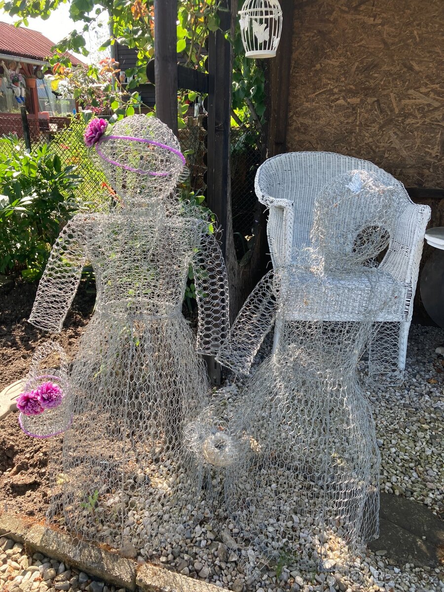 Duch zahrady - drátěné panny - 9