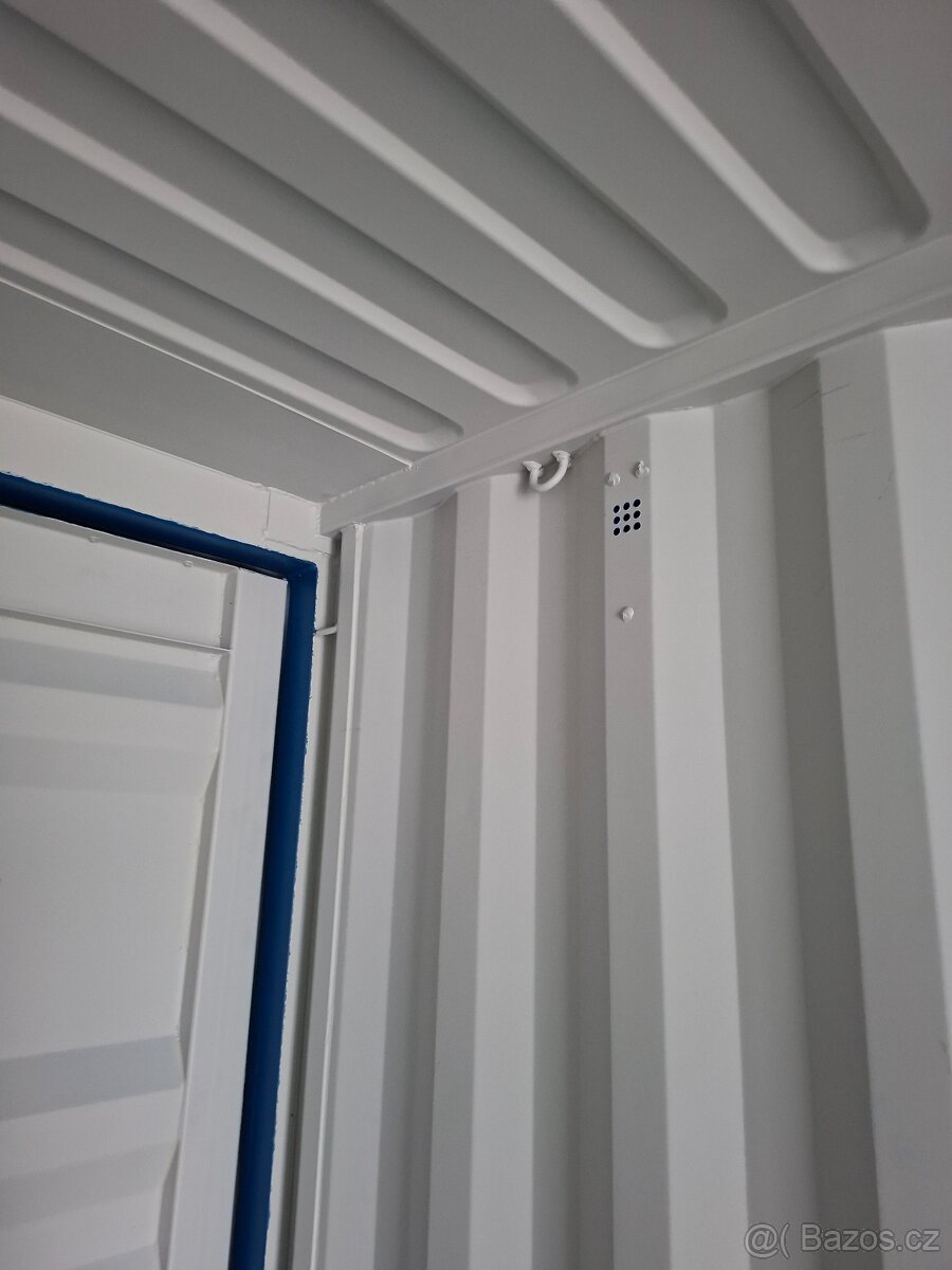 Modrý lodní kontejner 20' se 3 dveřmi – flexibilní. - 9