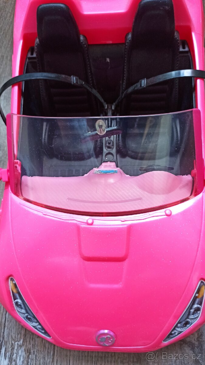 Růžový kabriolet pro Barbie - 9