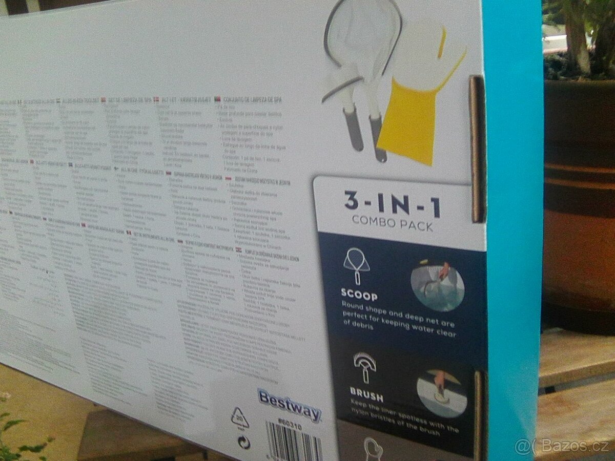 Čistící sada - bazén - vířivku 3+1 nová - 9