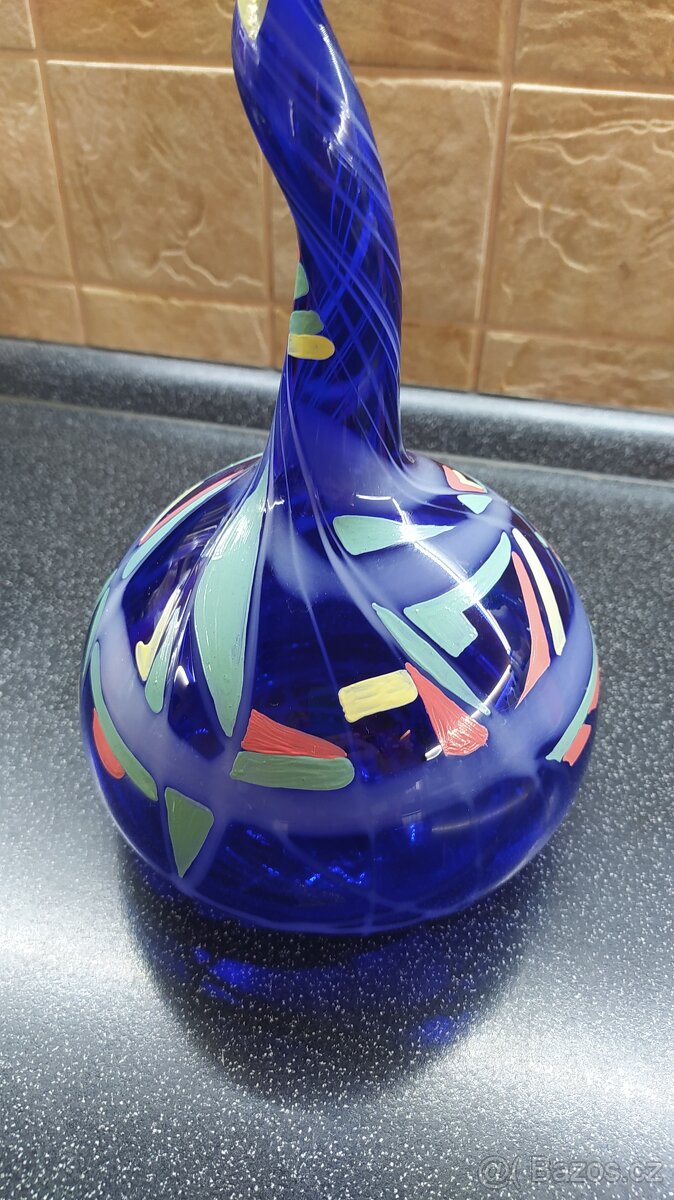 Váza velká modrá - 9