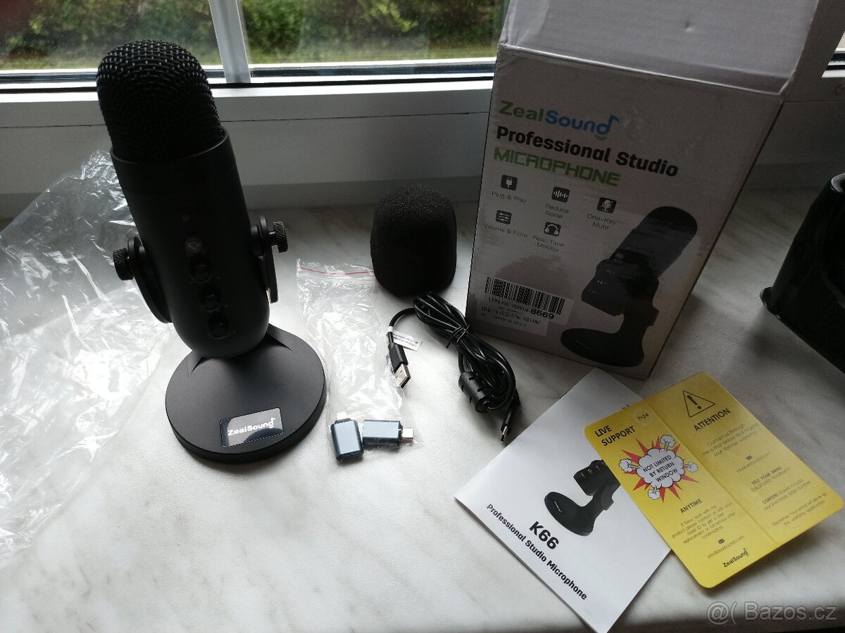 Nový studiový mikrofon pro streamování a hraní - 9