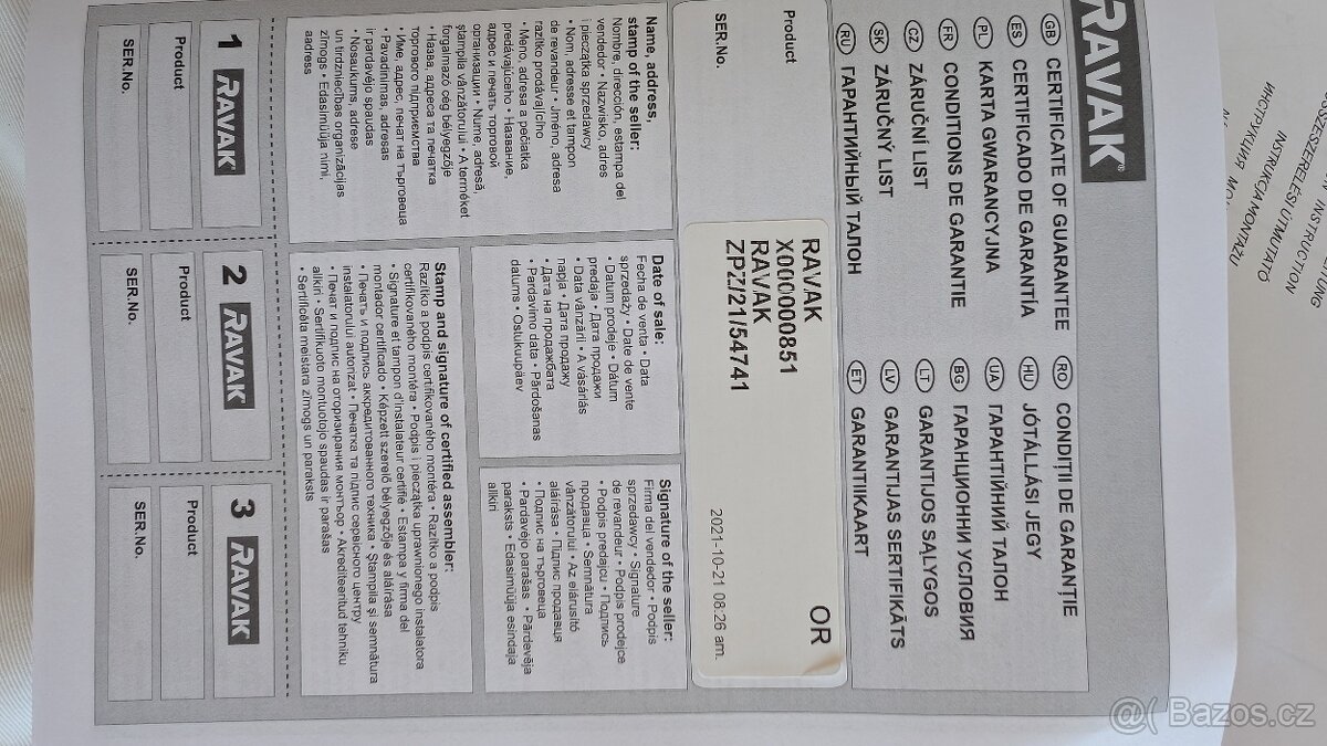 Zrcadlo koupelnové Ravak 65 - 9