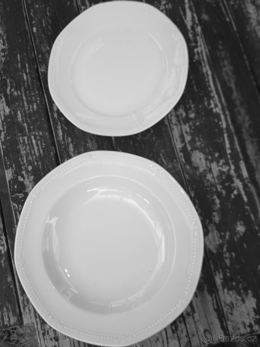 Staré talíře se zdobením - 9