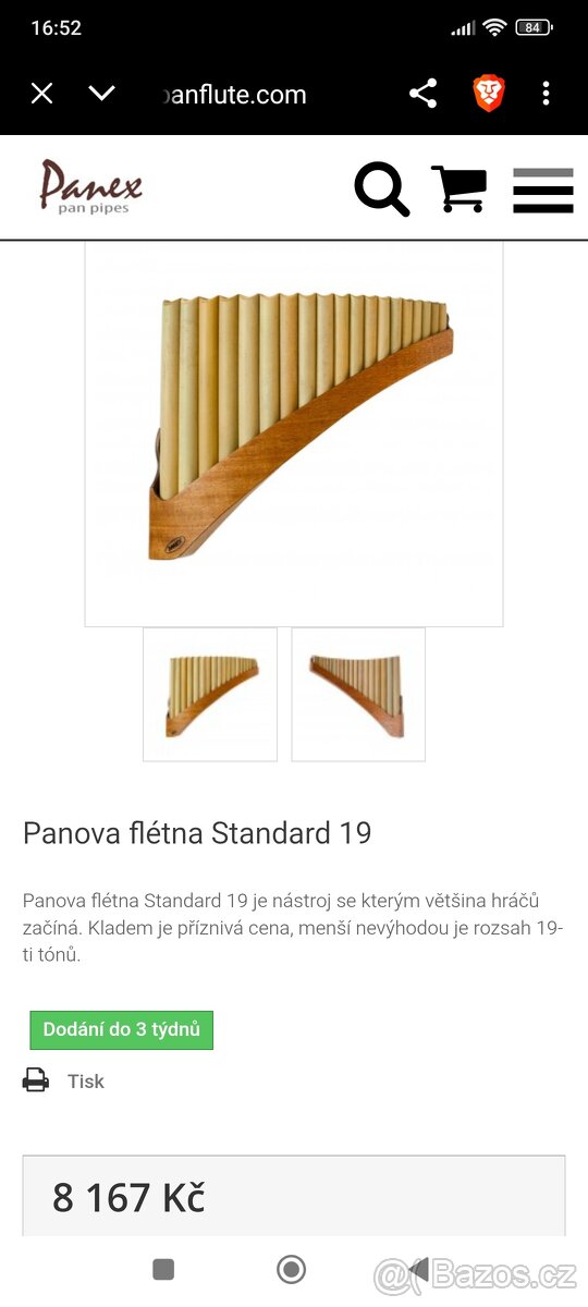 Panova flétna Standard 19 PANEX - 9