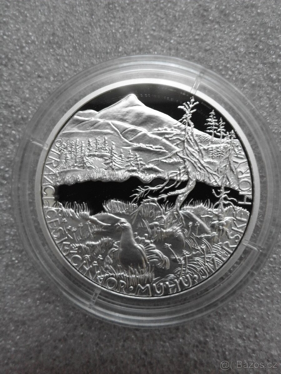 Sada 5 ks stříbrných medailí Strážci českých hor. - 9