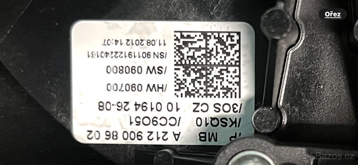 Mercedes e w212 podvolantový ovladač - 9