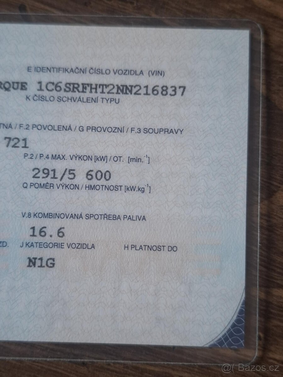 RAM 1500, 5,7 hemi stav nového vozu - 9