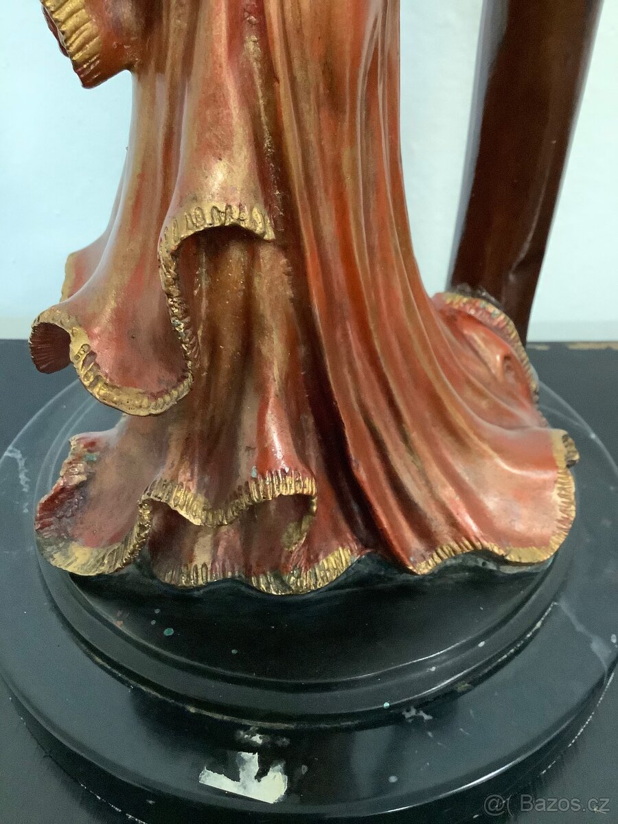 Starožitná bronzová socha Francie - 9