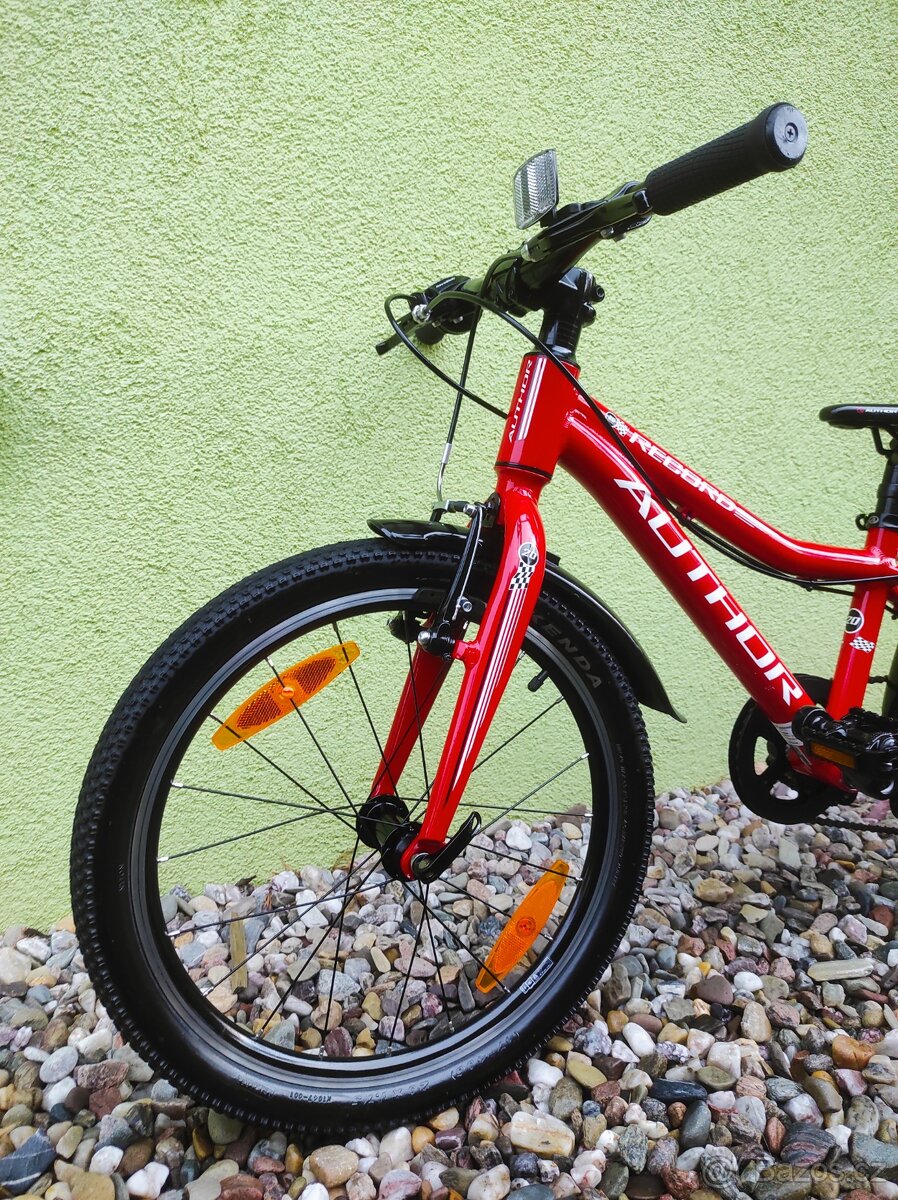 Značkové dětské kolo Author Record 20" (červená) - 9