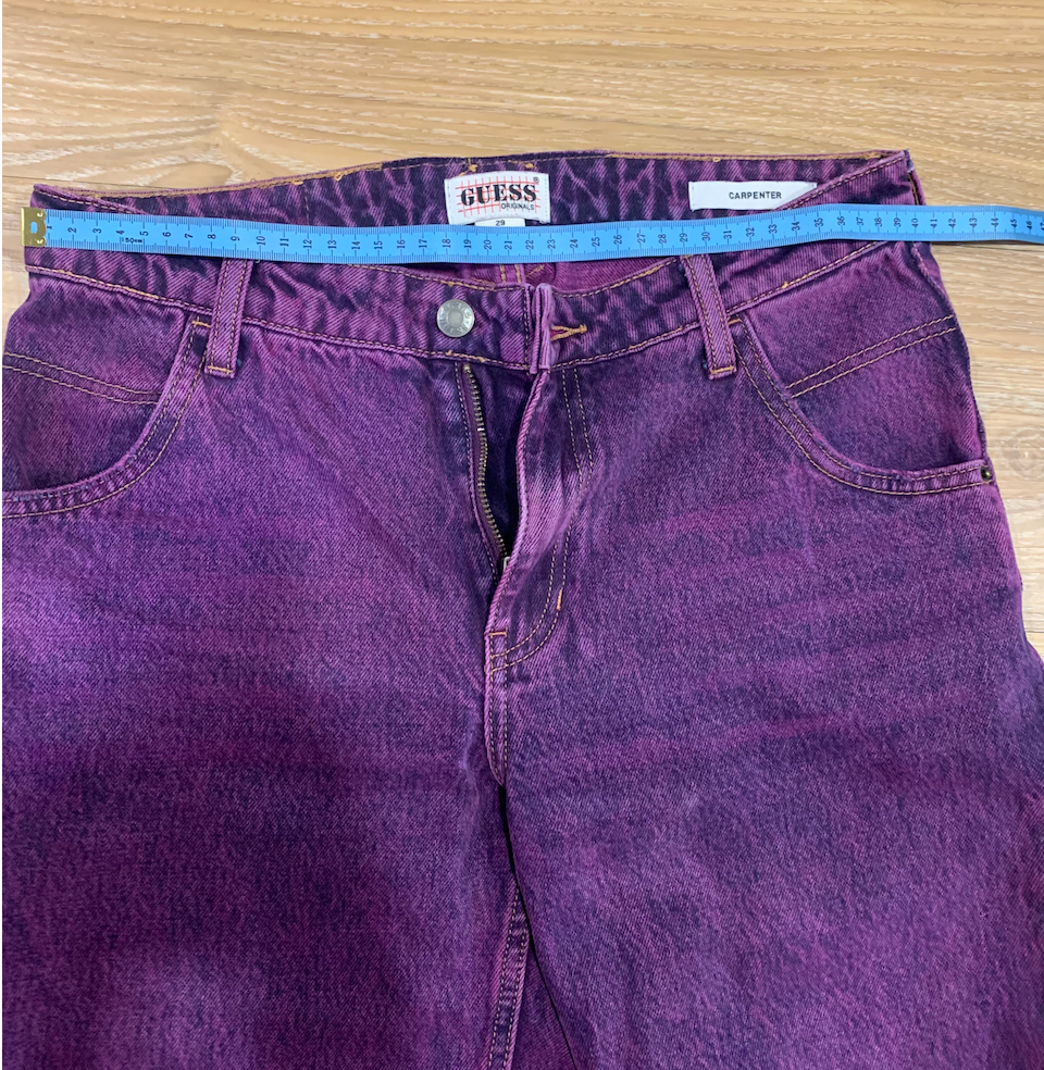 GUESS - dámské džíny - CARPENTER - KAPSÁČE - 9